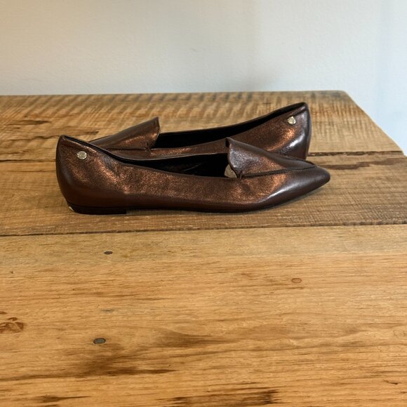 AGL Vania Pointed Toe Flat - Smoke NEW Size 39.5 / US 9.5 - Picture 10 of 16